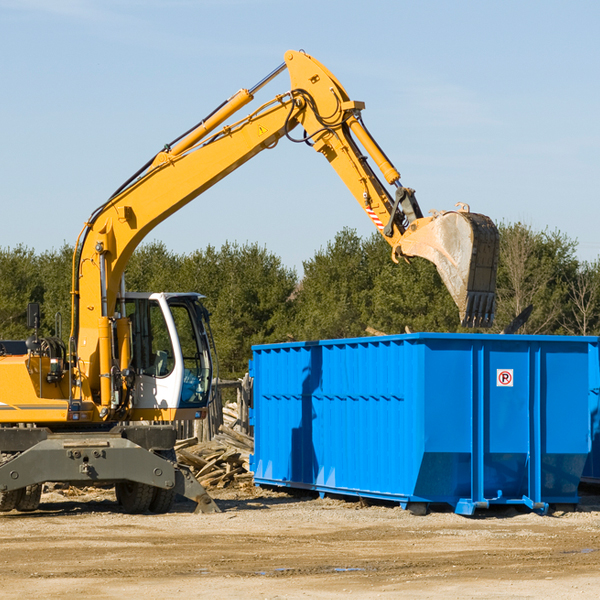 what size residential dumpster rentals are available in Belle Fontaine Alabama